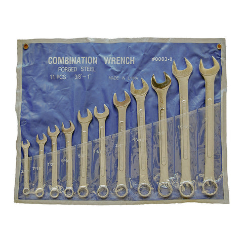 11 PC 3/8 - 1" COMBINATION WRENCH SET