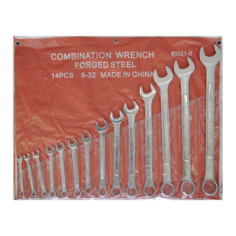 14 PC WRENCH SET, METRIC