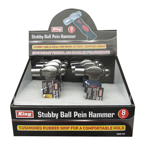 8 OZ STUBBY BALL PEIN HAMMER