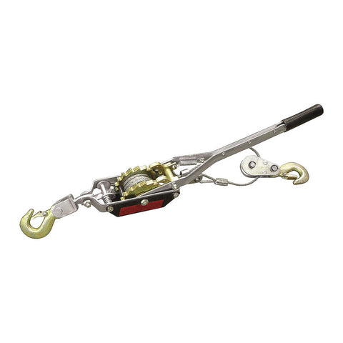 2 TON HAND PULLER, 2 HOOKS, DOUBLE GEAR