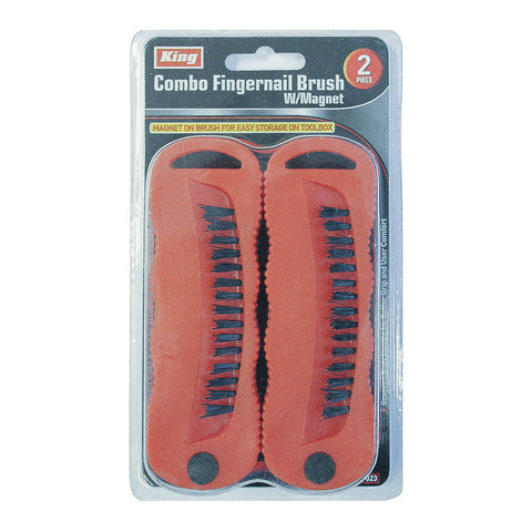 2 PC COMB FINGERNAIL BRUSH SET