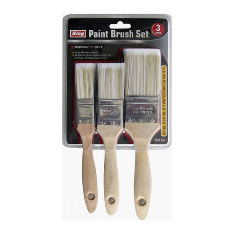 3 PC PAINT BRUSH SET