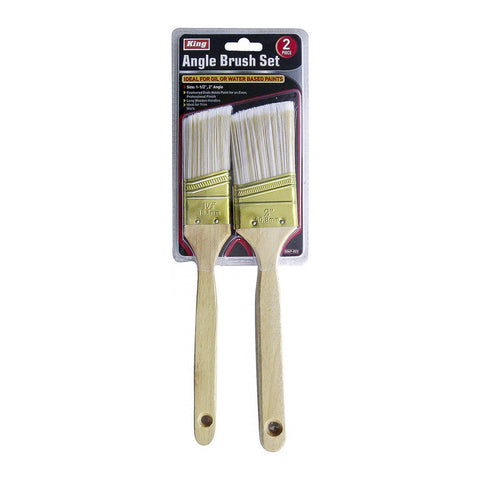 2 PC ANGLE BRUSH 1.5", 2" SET