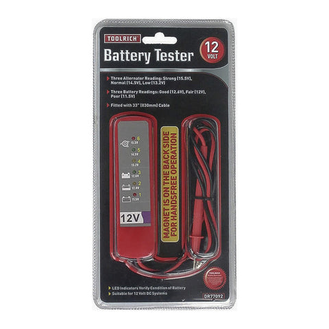 12 V BATTERY TESTER DR 77092