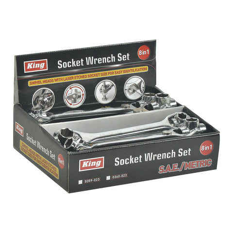 ROTARY SOCKET WRENCH, METRIC