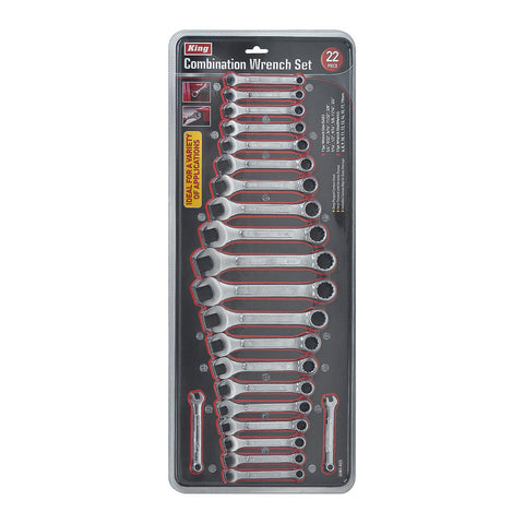 22 PC COMBINATION WRENCH SET