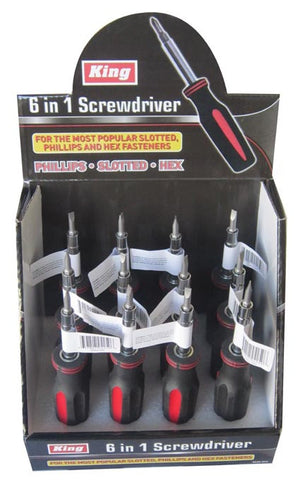 6 IN 1 SCREWDRIVER, DISPLAY BOX