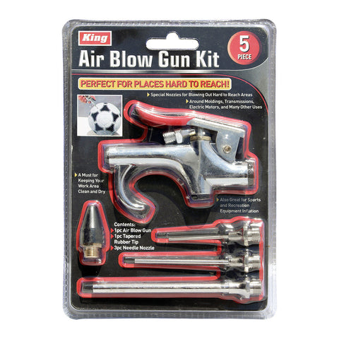 5 PC AIR BLOW GUN SET, KING D/B