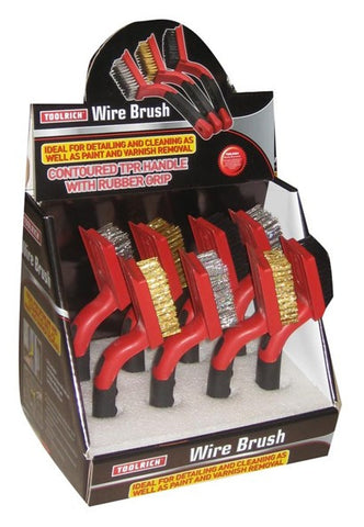 WIRE BRUSH, STAINLESS STEEL