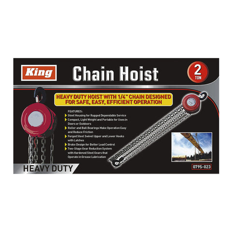 2 TON 3M CHAIN HOIST, C/B