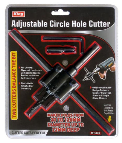 ADJUSTABLE CIRCLE HOLE CUTTER