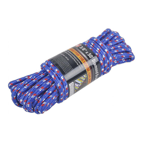 3/8" X 50' DIAMOND BRAIDED POLY ROPE