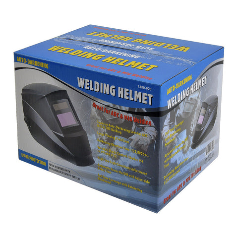 AUTO DARKENING WELDING HELMET, BLACK