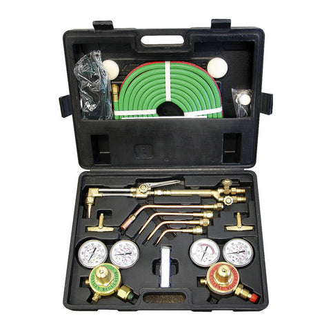 OXYGEN & ACETYLENE CUTTING TORCH KIT, UL(VICTOR), BLOW CASE