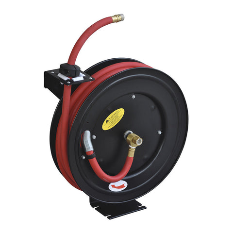 100' X 3/8 RETRACTABLE AIR HOSE REEL – King Tools and Equipment