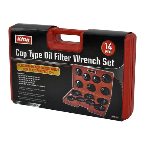 14 PC CUP TYPE OIL FILTER WRENCH SET