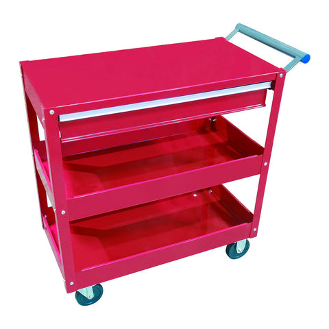 THREE SHELVES SERVICE CART W/ DRAWER