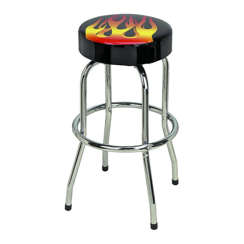 SWIVEL SHOP STOOL, FLAME