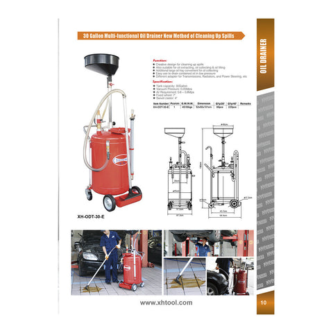 30 GSL MULTI-FUNCTIONAL OIL DRAINER & ABSORBER