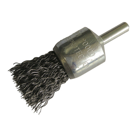 1" WIRE BRUSH 1/4" SHANK CRIMPED