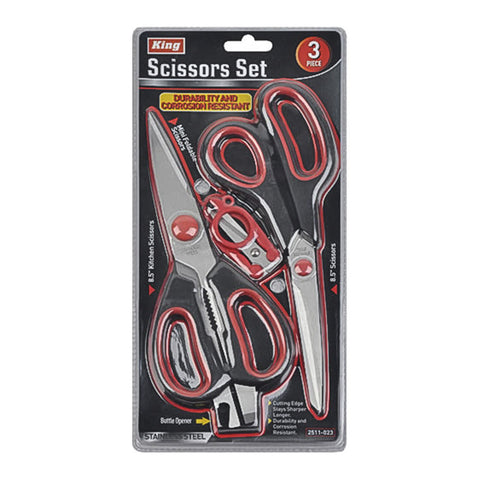 3 PC SCISSORS SET