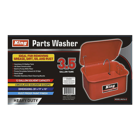 3.5 GAL PARTS WASHER (KING BULK)